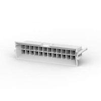 AMP Connectors - TE Connectivity 2-1586587-4 ຊຣູດເດດ 24 POS HDR 94V-0 ມີຮ່ອງລົງນ້ຳ