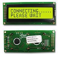 Newhaven Display NHD-0216EZ-FL-GBW ໂມດູນຈະຫລັກສະຕິກ LCD STN- ສີເຫຼືອງຂາວ Transfl 85.0 x 36.0