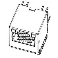 TRP Connector 1840469-2 ມັກເຕິຈແຈັກ 1X1 ຕັ້ງຕົ້ນ 7D52ET 10/100 W/ LED