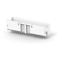 AMP Connectors - TE Connectivity 3-2324245-2 ການປະກອບຮອບສະເພາະ & ສາຍສົມລວມ ASSY,HDR,VERT,GWT,BOSSED,DUAL ROW, EP2.5