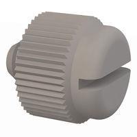 Essentra Components 091024012TEG ກຸມສະກຣູດມີລູດລົງມື, ສະກຣູດມືມີລູດສະລອດ, #10-24 ການດັບກະດູກ, 1/8 ຍາວ