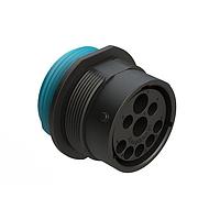 Amphenol SINE Systems AHDP04-24-91PR-WTA ປະຕູຮັບສະຫນອງ ຂະໜາດ 24, ຕຳແໜ່ງ 9 ຂອງປະຕູຮັບ ISOBUS, ກະບອງ, ການປິດສະເລ ຂະໜາດຫຼຸດລົງ, ຕົວແປງກະຊວງກະທົບກວ້າງ (WTA)