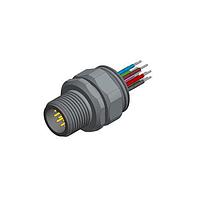 Amphenol CONEC 43-01342 ປຸ່ມຊ່ອງ M12 ຊາຍ SAL-12-FSP12-0.5