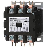 SIEMENS 42DF35AL ອຸປະກອນຕິດຕໍ່ໄຟຟ້າອີເລັກໂຕໂມຄານິກ Contactor, 42DP,50A,3P,Open,277V