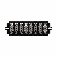 Eaton Bussmann KU4 ບລອກມາດຕະຖານ TERM BLOCK BLACK NOR