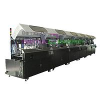 Hoystar GW-6A-UV Full Automatic 6 Color cylindrical screen printing machine for bottle (3600pcs/Hr)