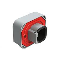 Amphenol SINE Systems ATM15-4P-BM02 ຕູ້ຮັບບອດ PCB ຕຳແໜ່ງ 4 ທາງ ສີເຫຼືອງຂອງການຕິດຕັ້ງ Flng Mnt Str 4-Way ສີເຫຼືອງກະທົບສີຂາວ