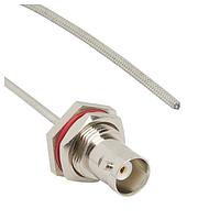 Amphenol RF 095-850-234-012 ການປະກອບສາຍ RF BNC Straight Bulkhead Jack ຖືກຕິດຕໍ່ບໍ່ມີປາກສິ້ນ 0.085 ສາມາດດັດແປງດ້ວຍມື 50 ໂອມ 12 ນິ້ວ (305 mm)
