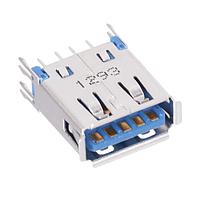Amphenol Commercial Products GSB4121371CHR ຕົວເຊື່ອມ USB Type A USB 3.1 GEN2 STD A RECP VERTICAL DIP
