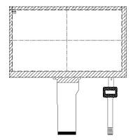 Displaytech DT070CTFT-PTS1 ຈໍ TFT LCD 7 ນິ້ວ ຈໍສະແດງ TFT LCD ສະແຕັດຈິດສະຕິບອດ