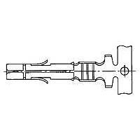 AMP Connectors - TE Connectivity 350923-3 (Cut Strip) ປະຕິບັດ SOCKET 12-10AWG REEL ຕັດລອດ 100