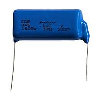 Cornell Dubilier (CDE) QAS104K162D039 ຄອງຊັບເນີບຟິລມ 0.1uF, 1600VDC, 40.6x16.3x26.4mm, 39Ohms