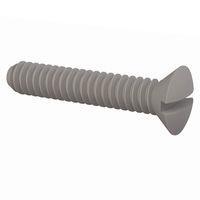 Essentra Components 330632A075 ສະກຣູຫຼັກຊອງມີລູກສອງ 82 Slotted CSK Screw, #6-32 Thread, 3/4 Lg