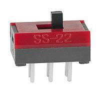 NKK Switches SS22SDP2 ສະລາຍສະລັອກຂະໜາດນ້ອຍສຸດ DPDT ON-NONE-ON ຕູປສີເລີບຕິດຕໍ່