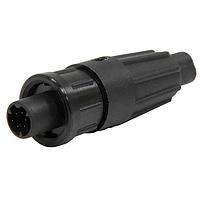 CONXALL 16982-6PG-521 ຕົວເຊື່ອມມົດຕົວມົນມົນ Micro-Con-X ສິ້ນສາຍ, 6 ໝຸ່ມ #26, ຜູ້ຊາຍ, ຖ້ວມບົວ, ຈຳນວນຫຼາຍ