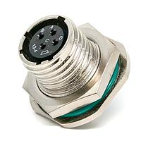 Amphenol Industrial AL07FD13-4S ຮັບສະຫຼຸບ AL 4C 4#16 SKT RECP Ni COMPOSI