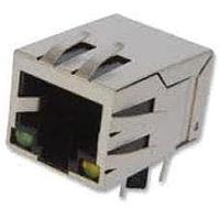 Abracon ARJP11A-MBSB-A-B-EMU2 ມັກເນຕິກ ຈແກກ RJ45 10/100 Base-TX 1x1 ມຸມຂວາ POE ຜ່ານຮູ