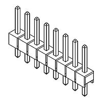 Amphenol Commercial Products G800LQ556018HR Headers Pin Header 2.54mm Pitch STR DIP,2x40Pin,FULL G/F,LCP,6.0mm*2.5mm*3.0mm,ສີ-ດໍາ