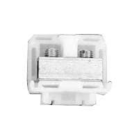 AMP Connectors - TE Connectivity 2-1437390-0 ບລັອກຕໍ່ສາຍບົດບົວ DIN Rail 0242=**H D SECTION