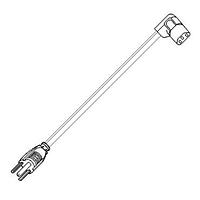 Volex 17746 10 B1 ສາຍໄຟ AC 18AWG R/A REDCP 9FT 10IN (3.0m) ສີດໍາ