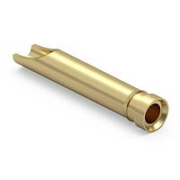 Mill-Max 0740-0-18-15-36-27-10-0 ຮາດແວຣບອດວົງຈອນ - ຮັບສອດຊອດເປັດ PCB ເພື່ອກົດກັບເຂົ້າໃນຮ່ອງຜ່ານທີ່ບໍ່ມີການຊຸດຊອດ, Au-Nickel .075