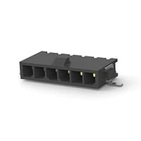 AMP Connectors - TE Connectivity 2-1445100-6 ຫົວຂໍ້ HDR ASSY 6 POS R/A SINGLE ROW 30 AU