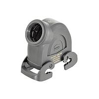 HARTING 19430160538 ຮອດເຮັດເດີ້ & ຮອດສາຍສະບັບ Han-Eco 16B Hood Double Lever, ທາງເຂົ້າດ້ານ, ມີແລວເວີຢູ່ບ່ອນຮອດ, M40 - ບໍ່ມີ gland