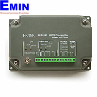 HANNA HI98143-22 pH and EC Transmitter with Galvanic Isolated Output (0~14 pH; 0~10 mS/cm, 4-20mA active)
