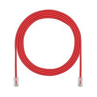 Panduit UTP28CH3RD ສາຍສັ້ນສະບັບ Cat 5e ທອງຄໍາ, Cat 5e (SD), 28 AWG,