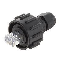 Molex 84700-0002 ຈອກກົງ 8/8 CAT5E RJ45 ພາແນວລີບສະເລີຍ