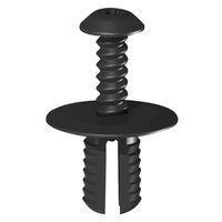 Essentra Components USR-1133 Snap Rivet Snap Rivet, ບໍ່ຖືກສອກ, ສີດຳ, .118-.394 ນິ້ວ