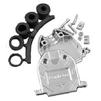 Amphenol Commercial Products 17E-1726-2 ຊິ້ນສ່ວນຫຼັງສອງຊິ້ນ 25P METALLIZED 2 PIECE BACKSHELL