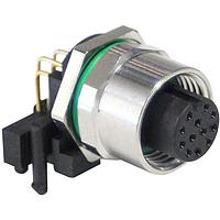 Bulgin PXMBNI12RAF12APCM12 ມຸມຂວາ M12 A-coding 12 ຂາຍຍິງ R/A Mou