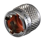 Trompeter / Cinch Connectivity Solutions RFI155FL-1 ອຸປະກອນເສີມ TRS Jack RFI Cap 4-lug No Chain