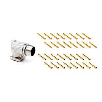 Amphenol SINE Systems MA7RAE1602S-KIT ຕົວເຊື່ອມມາດຕະຖານວົງກົງ 16 ຕໍ່ຕົວ ຕົວຍິງ skts ຂະໜາດໃຫຍ່ flange