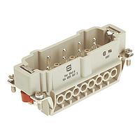 HARTING 09340062601 ອິນເຊີດ HAN HV E 16B ການສິ້ນສຸດດ້ວຍການສະແກຣວຜູ້ຊາຍ