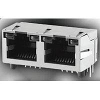 Kycon GWLGX-S1288-G/Y ກຸ່ມ 8P8C 2PT GRN/YLW LED 2PORT SHLD GLD FLAS