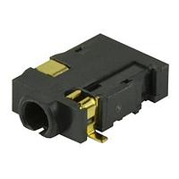 Same Sky (formerly CUI Devices) MJ1-2533-SMT-TR ຕົວເຊື່ອມໂທລະສັບ 2.5 mm, Mono, ມຸມຂວາ, ຕິດຕັ້ງພື້ນ (SMT), 2 ສາຍນໍາສົ່ງ, 1 ສະຫນັບພາຍໃນ, ຕົວເຊື່ອມອອດິໂອ Jack