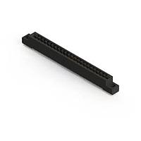 EDAC 357-022-545-104 ມີ Flanges 22P .156" x .200" ສີດຳ
