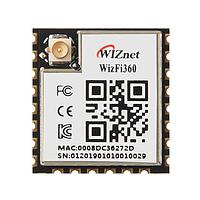 WIZnet WizFi360-CON ໂມດູນ WiFi LowPwr ປະເພດພິນ-ເຮດເດີຂະຫນາດກະທັບ