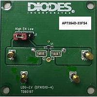 Diodes Incorporated AP7354D-33FS4-7-EVM ຕົວຄວບຄຸມແຮງໂຕລະສະ LDO CMOS LowCurr null null