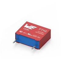 Wurth Elektronik 890414028002CS ຄອງເຊື່ອມຟິວມທົ່ວໄປ WCAP-FTXH 310VAC 10uF X2 10%