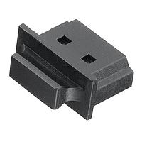 Wurth Elektronik 726851001 ຝາປົກປ້ອງ USB ແລະຝາຄຸ້ມປົງສໍາລັບ HDMI ສີດຳ 13.9x15.1mm