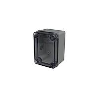 Bud Industries PTK-18420-C ກະເປົາອິເລັກທຣິກ PC+10% ກະເປົາໃນເຄື່ອງສະຫຼຸບແລະຝາທີ່ຊັດເຈນ (4.3 X 3.2 X 2.8 ນິ້ວ)