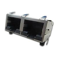 Amphenol Commercial Products RJSBE5F83C4 Modular RJSBE5F83C4-RJ45RAshldedWithLEDs