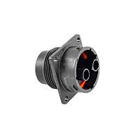 Amphenol SINE Systems RTS018N2S03 ປະຕູຮັບສະຫນອງ Receptacle, Square Flange, 2 Position, Female, Shell Size 18, ມີຢາກັນນ້ຳ Silicone Seal