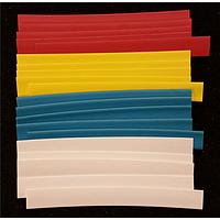 Twin Industries HS100 ທູບອົບຮ້ອນ Heat Shrink Tubing; 2:1 ການຫຸ້ມຫຍໍ້. ວັດຖຸ PO, 20 ຊິ້ນ; ຄວາມຍາວ 6"; ສະຕູດ 10mm