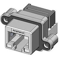 Amphenol Commercial Products MRJ-5380-01 ຕູ້ຮັບສັນຍາລັດ RJ45 PCB ຮອບມຸມ RA IP67 ບໍ່ມີ LED ນິກເກວ