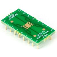 Chip Quik IPC0176C ອາເດັດເຕີຣ໌ DFN-12 ເປັນ DIP-16 SMT Adapter (0.5 mm pitch, 3 x 3 mm body) Compact Series