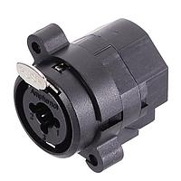 Amphenol Audio ACJC6S BULK ປະຕູຮັບ 1/4" XLR ຕູ້ຄອບຄົວຄູ່ ປະເພດ CType ສະໂຕໂຣ ຕິດຕໍ່ດ້ວຍການບວກລວມ ລັດຊ໌ ບໍ່ເປັນສະຫນ່ອງສະຫນັບ XLR